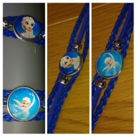 Frozen Armbandje Donkerblauw / Paars Elsa Magic