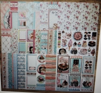 Scrapbooking Papier Vintage Desserts & Cakes