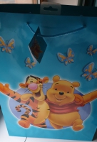 Winnie the Pooh Kado tas Lichtblauw