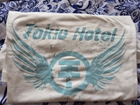 Tokio Hotel T-Shirt Wit/Paars/Zwart