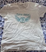 Tokio Hotel T-Shirt Wit/Paars/Zwart