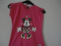 Minnie Mouse T-Shirt Donkerroze Classic