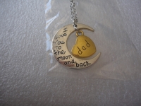 Ketting I Love You To The Moon And Back....