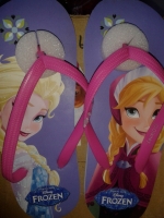 Frozen Slippers Paars
