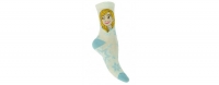 Frozen Sokken Anna Wit met Lichtblauw