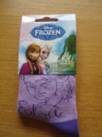 Frozen Sokken Elsa Paars