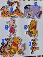 Winnie the Pooh Strijkapplicaties