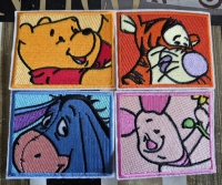 Winnie the Pooh Strijkapplicatie Vierkant