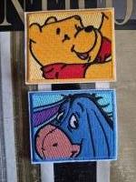 Winnie the Pooh Strijkapplicatie Vierkant