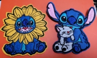 Stitch Strijkapplicatie Zon & Knuffel