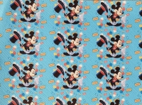Mickey Mouse Blauw Lapje Leer