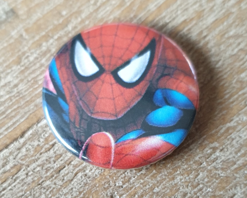 Spiderman Button