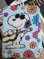 Snoopy Washandje Multi Color Bloemen