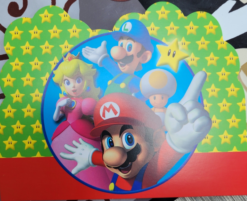 Mario Bros Uitnodiging