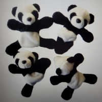 Panda Knuffel Magneetje
