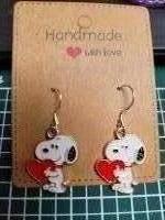 Snoopy Oorbelletjes