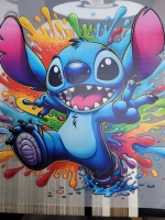 Stitch Multicolour Strijkapplicatie