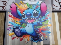Stitch Multicolour Strijkapplicatie