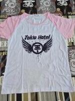 Tokio Hotel T-Shirt Roze/Wit