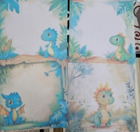 Scrapbooking Papier Dinosaurus