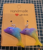 Dolfijn Oorbelletjes